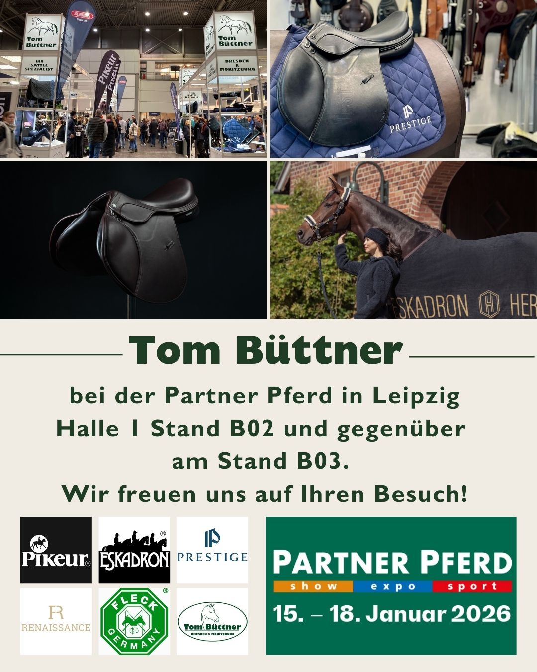 Tom Büttner bei der Partner Pferd 2026